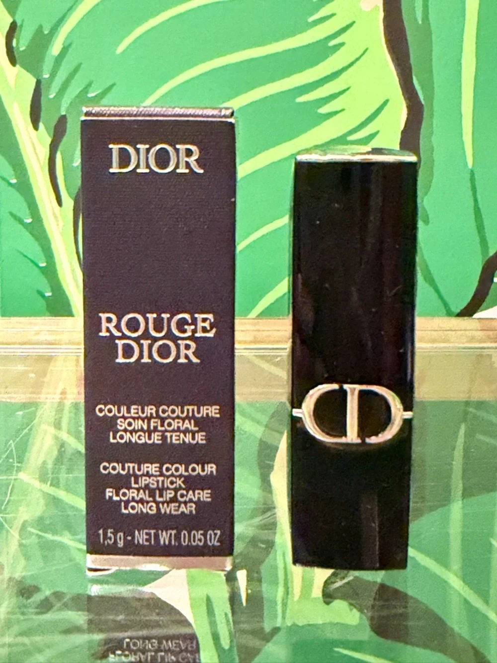 NWT Dior Rouge Dior 999 Satin Lipstick Mini Travel Size 1.5g